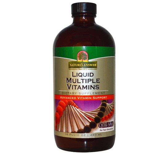 Nature's Answer, Liquid Multiple Vitamins, 16 fl oz (480 ml) فوائد