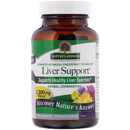 Nature's Answer Herbal Formulas Liver Formulas - الكبد, المكملات الغذائية, العشبية, المعالجة المثلية