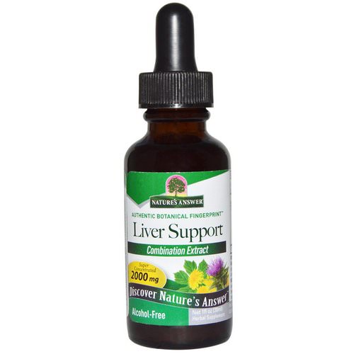 Nature's Answer, Liver Support, Alcohol-Free, 2000 mg, 1 fl oz (30 ml) فوائد