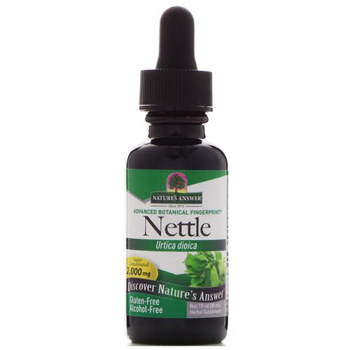 Nature's Answer, Nettle, Urtica Dioica, 2,000 mg, 1 fl oz (30 ml) فوائد