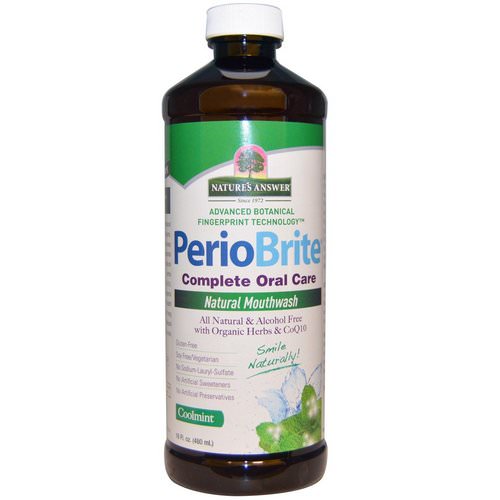 Nature's Answer, PerioBrite, Natural Mouthwash Coolmint, 16 fl oz (480 ml) فوائد