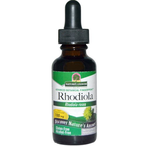 Nature's Answer, Rhodiola, Rosea, 100 mg, 1 fl oz (30 ml) فوائد