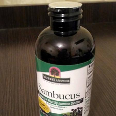 Nature's Answer, Sambucus, Black Elderberry, 12,000 mg, 8 fl oz (240 ml)