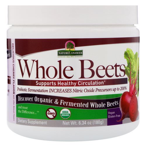 Nature's Answer, Whole Beets Powder, 6.34 oz (180 g) فوائد
