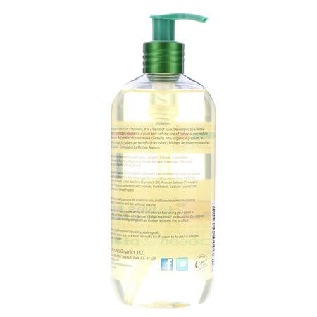 Nature's Baby Organics, Shampoo & Body Wash, Coconut Pineapple, 16 oz (473.2 ml):جل الاستحمام, غس,ل جسم الطفل
