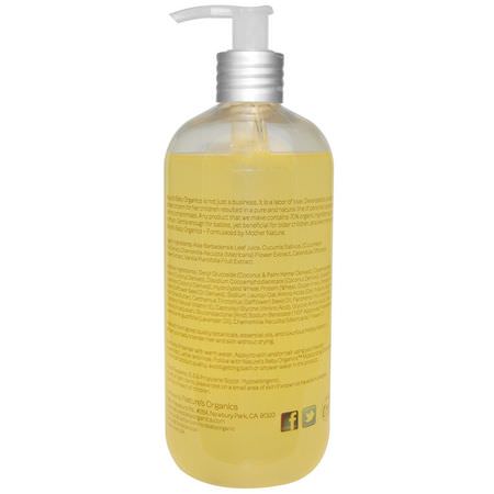 Nature's Baby Organics, Shampoo & Body Wash, Lavender Chamomile, 16 oz (473.2 ml):جل الاستحمام, غس,ل جسم الطفل