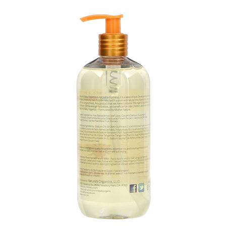 Nature's Baby Organics, Shampoo & Body Wash, Vanilla Tangerine, 16 oz (473.2 ml):جل الاستحمام, غس,ل جسم الطفل
