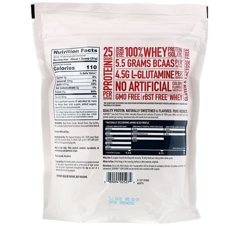 Nature's Best, IsoPure, Low Carb Protein Powder, Strawberry, 1 lb (454 g):بر,تين مصل اللبن, التغذية الرياضية