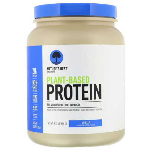 Nature's Best, IsoPure, Plant-Based Protein, Vanilla, 1.23 lb (558 g) فوائد