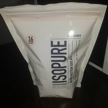 Nature's Best, IsoPure, Whey Protein Isolate, Protein Powder, Unflavored, 3 lb, (1.36 kg)
