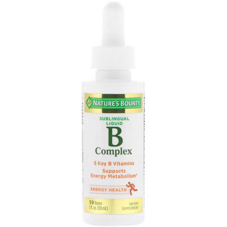 Nature's Bounty Vitamin B Complex - مجمع فيتامين ب, فيتامين ب, الفيتامينات, المكملات الغذائية