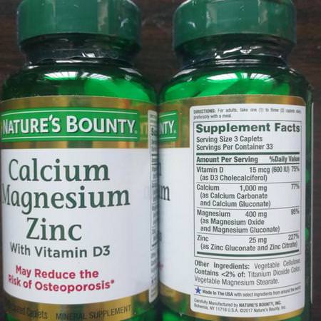 Nature's Bounty Calcium Formulas - الكالسي,م ,المعادن ,المكملات الغذائية