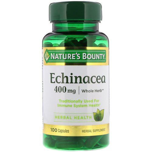 Nature's Bounty, Echinacea, 400 mg, 100 Capsules فوائد