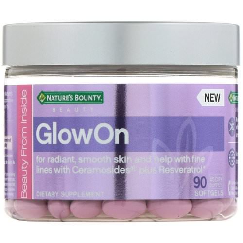 Nature's Bounty, GlowOn, 90 Softgels فوائد