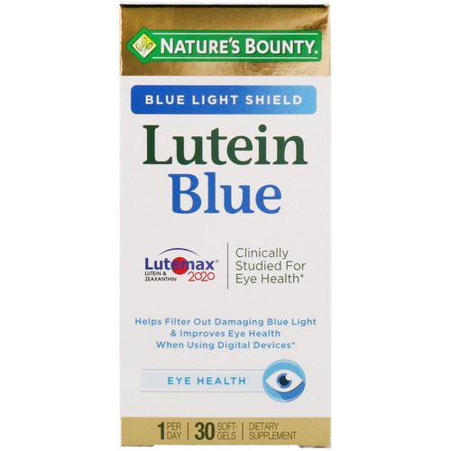 Nature's Bounty, Lutein Blue, 30 Softgels فوائد