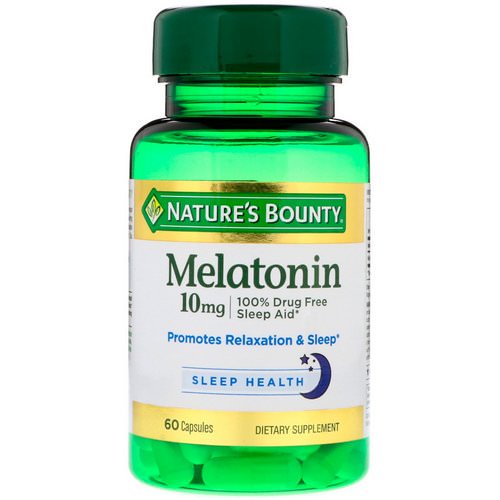 Nature's Bounty, Melatonin, 10 mg, 60 Capsules فوائد