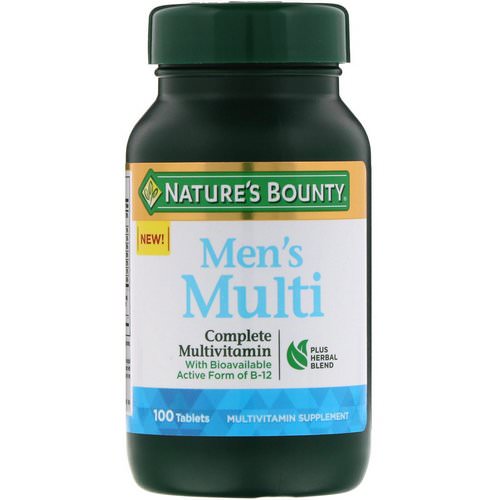 Nature's Bounty, Men's Multi, Complete Multivitamin, 100 Tablets فوائد
