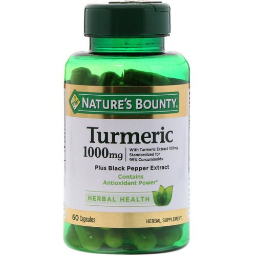 Nature's Bounty, Turmeric, 1000 mg, 60 Capsules فوائد