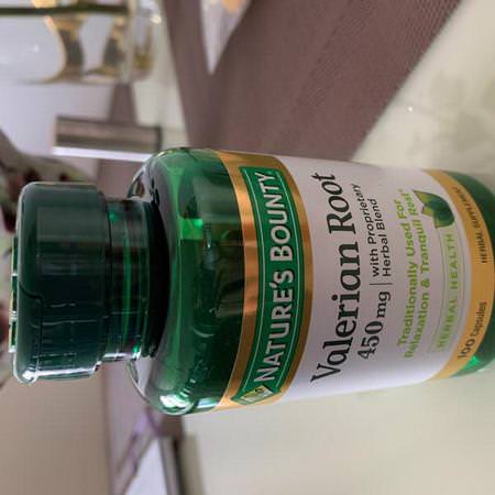 Nature's Bounty Valerian Herbal Formulas - عشبي, حشيشة الهر, معالجة المثلية, أعشاب