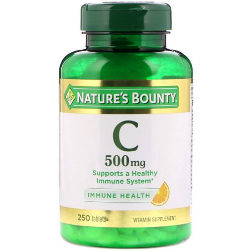 Nature's Bounty, Vitamin C, 500 mg, 250 Tablets فوائد