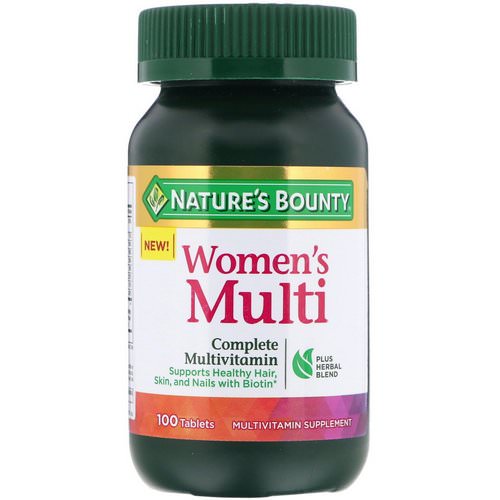 Nature S Bounty Women S Multi Complete Multivitamin 100 Tablets