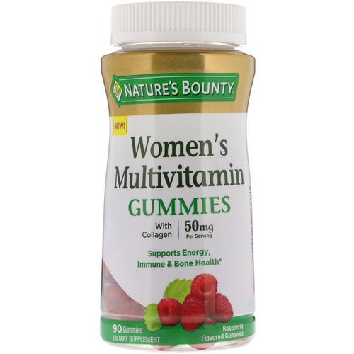 Nature's Bounty, Women's Multivitamin Gummies, Raspberry Flavored, 50 mg, 90 Gummies فوائد