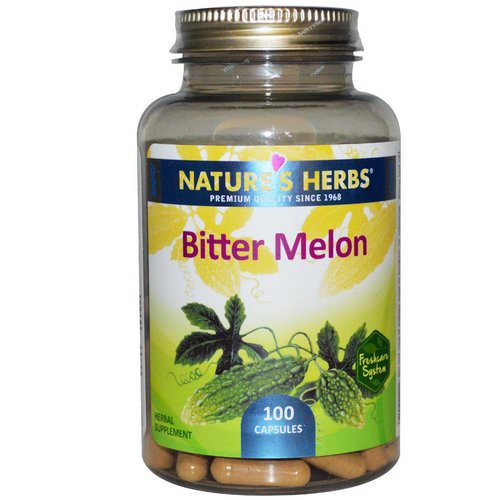 Nature's Herbs, Bitter Melon, 100 Capsules فوائد