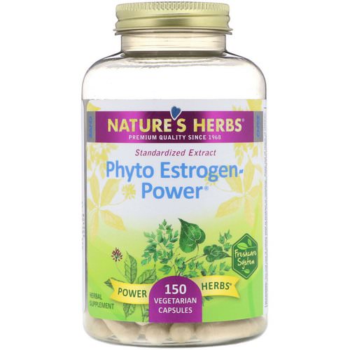 Nature's Herbs, Phyto Estrogen-Power, 150 Vegetarian Capsules فوائد