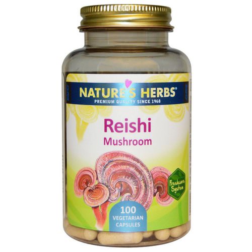 Nature's Herbs, Reishi Mushroom, 100 Veggie Caps فوائد