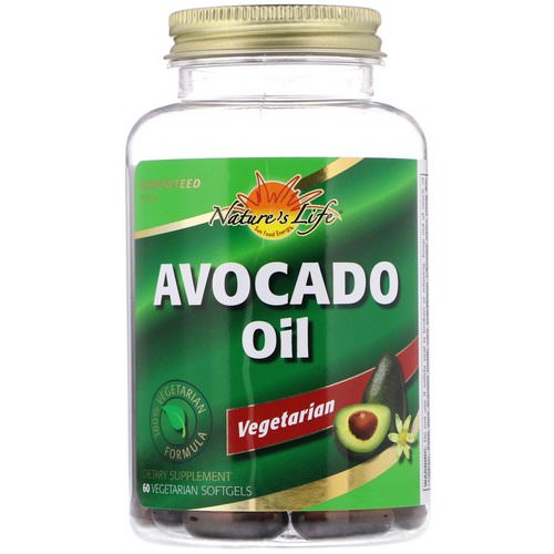 Nature's Life, Avocado Oil, 60 Vegetarian Softgels فوائد