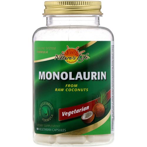 Nature's Life, Monolaurin, 90 Vegetarian Capsules فوائد