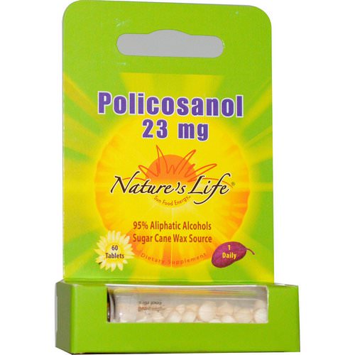 Nature's Life, Policosanol, 23 mg, 60 Tablets فوائد