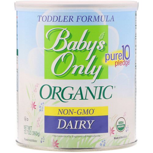 Nature's One, Baby's Only Organic, Toddler Formula, Dairy, 12.7 oz (360 g) فوائد