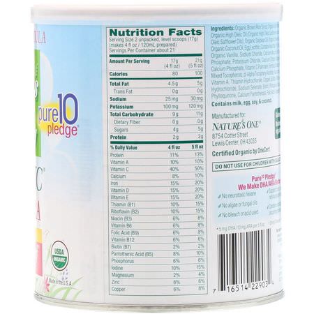 Nature's One, Organic Toddler Formula, LactoRelief, 12.7 oz (360 g):مسح,ق الحليب