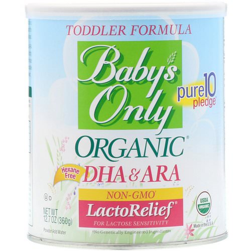 Nature's One, Organic Toddler Formula, LactoRelief, 12.7 oz (360 g) فوائد