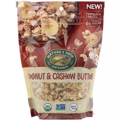 Nature's Path, Crunchy Granola, Coconut & Cashew Butter, 11 oz (312 g) فوائد