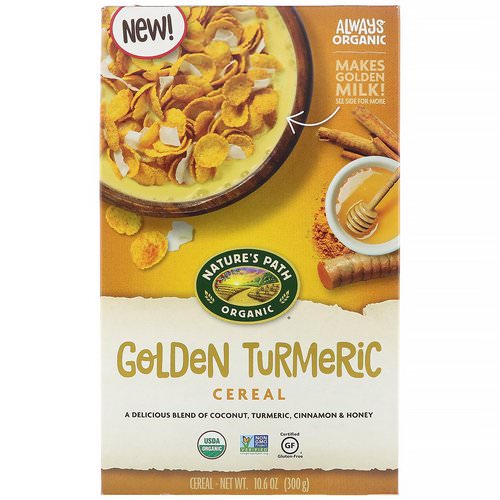 Nature's Path, Golden Turmeric Cereal, 10.6 oz (300 g) فوائد
