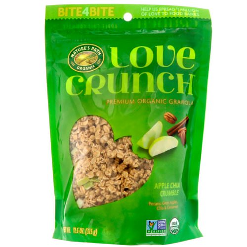 Nature's Path, Love Crunch, Premium Organic Granola, Apple Chia Crumble, 11.5 oz (325 g) فوائد