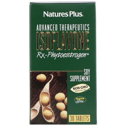 Nature's Plus, Advanced Therapeutics, Isoflavone Rx-Phytoestrogen, 30 Tablets فوائد