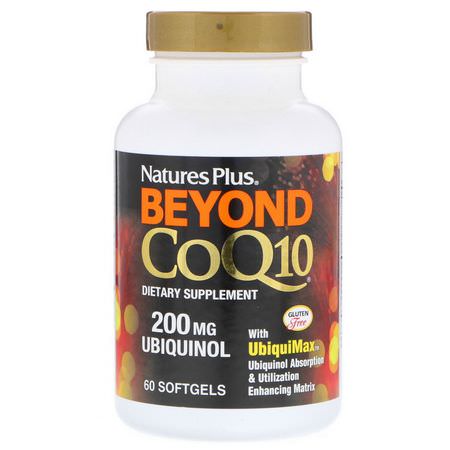 Nature's Plus Ubiquinol CoQ10 - CoQ10, Ubiquinol, مضادات الأكسدة, المكملات الغذائية