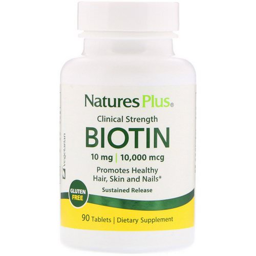 Nature's Plus, Biotin, Sustained Release, 90 Tablets فوائد