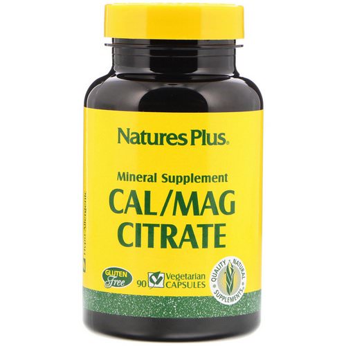 Nature's Plus, Cal/Mag Citrate, 90 Vegetarian Capsules فوائد