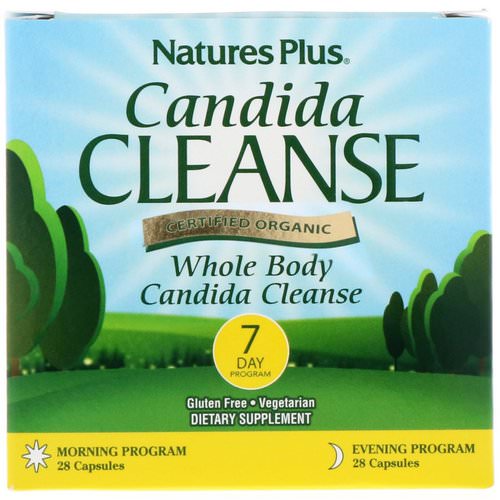 Nature's Plus, Candida Cleanse, 7 Day Program, 2 Bottles, 28 Capsules Each فوائد