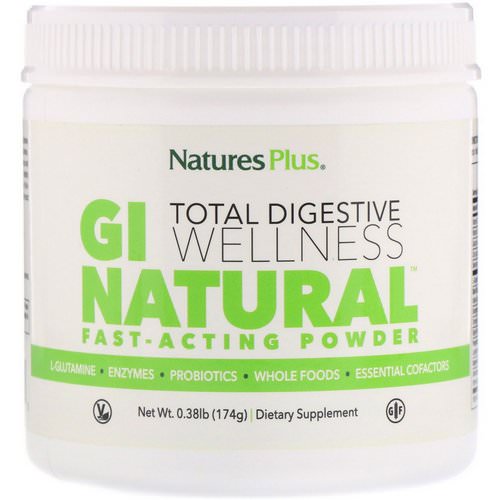 Nature's Plus, GI Natural Fast-Acting Powder, 0.38 lb (174 g) فوائد