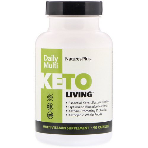 Nature's Plus, KetoLiving, Daily Multi, 90 Capsules فوائد