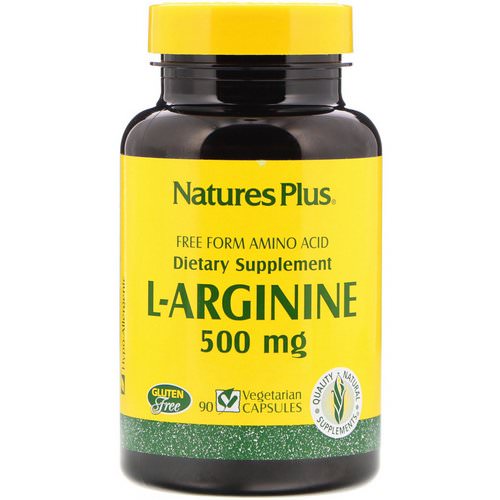 Nature's Plus, L-Arginine, 500 mg, 90 Vegetarian Capsules فوائد