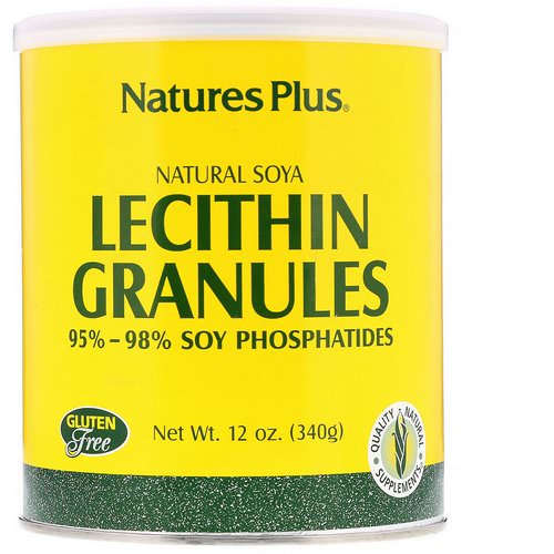 Nature's Plus, Lecithin Granules, Natural Soya, 12 oz (340 g) فوائد