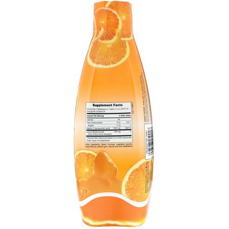 Nature's Plus, Liquid C Supplement, Natural Orange Flavor, 1000 mg, 30 fl oz (887.10 ml):أنفلونزا, سعال
