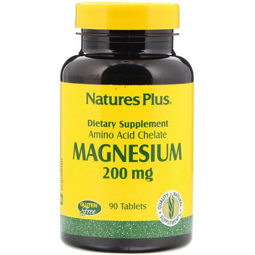 Nature's Plus, Magnesium, 200 mg, 90 Tablets فوائد