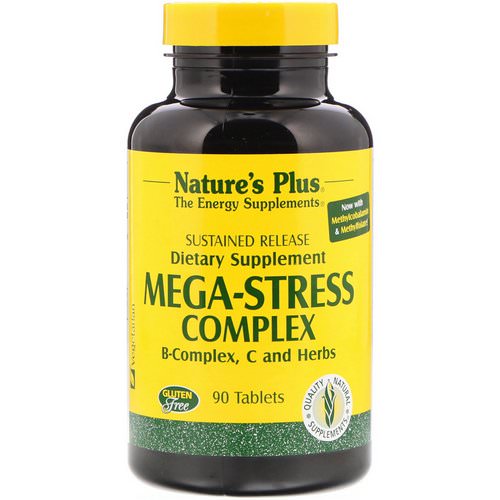 Nature's Plus, Mega-Stress Complex, 90 Tablets فوائد